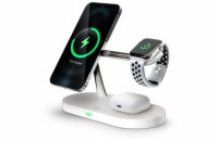CONNECT IT MultiCharge 5 v 1 MagSafe Wireless Fast Charge bezdrátová nabíječka, BÍLÁ