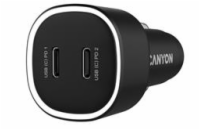 CANYON car charger OnDrive 60 PD 60W 2xUSB-C Black