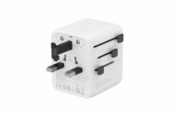 CANYON Travel Adapter OnTour 20 EU/UK/US/AUS 20W  White