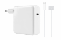 DeTech Napájecí adaptér pro Apple MacBooky Magsafe 3, 140W - EU zástrčka + kabel Napájecí adaptér pro Apple MacBooky a jiné zařízení s MagSafe 3 a výkonem 140W (model AE 140) podporuje technologii US