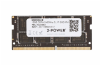 2-Power 16GB DDR4 2400MHz CL17 SODIMM Paměťový modul 2-Power 16GB DDR4 SODIMM s frekvencí 2400 MHz je určen pro notebooky podporující DDR4. Nabízí kapacitu 16 GB, časování CL17 a dvouřadé (Dual Rank)