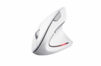 BAZAR - TRUST vertikální myš Verto bezdrátová ergonomická myš, USB, bílá - Poškozený obal (Komplet)