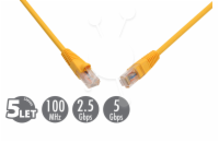 SOLARIX patch kabel CAT5E UTP PVC 2m žlutý