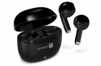 Connect IT True SonicBass bezdrátová sluchátka do uší s mikrofonem - černá Connect IT True SonicBass jsou bezdrátová True Wireless sluchátka s Bluetooth 5.3, dotykovým ovládáním a nabíjecím pouzdrem 
