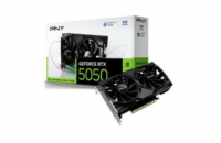 PNY VGA NVIDIA GeForce RTX 5050 Dual Fan 8GB, RTX 5050, 8GB GDDR6, 3xDP, 1xHDMI