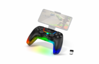 EVOLVEO Ptero2, bezdrátový & drátový gamepad pro PC, PS3/4/5, iOS, Android, Switch, černý