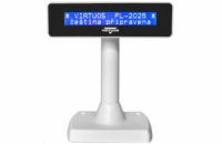 Virtuos zákaznický displej Virtuos FL-2025MB 2x20, USB, bílý
