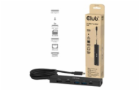 Club3D hub USB-C, 7-in-1 hub s 2x USB, 1xHDMI, 1xUSB-C PD, RJ45, microSD/SD, 140W, 4K60Hz, 1m kabel