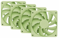 HYTE ventilátor 120mm PWM / barva Matcha Milk / 1500rpm / 72CFM / ABS / 4-pin / sada 4x ventilátor