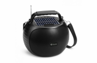 Solární reproduktor Kisonli SC-22, Bluetooth, USB, SD, AUX – černá Kisonli SC-22 je přenosný Bluetooth reproduktor s výkonem 10 W, podporou USB, SD karet i AUX vstupu. Nabízí bezdrátové přehrávání př