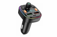 FM transmitter Earldom ET-M70, Bluetooth, USB, 3.1 A – černá FM transmitter Earldom ET-M70 přináší Bluetooth 5.0, přehrávání z USB a rychlé nabíjení přes USB i Type-C až 3.1 A. Nabízí LCD displej, pa
