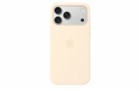 iPhone 17 Pro Max Silicone Case with MS – Vanilla