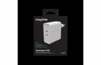 Power Adapter GaN USB-C Dual 100W White
