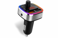 Connect IT CarRGB Bezdrátový FM transmitter, 2xUSB + MicroSD – stříbrná Connect IT CarRGB (CCC-9090-SL) je bezdrátový FM transmitter do auta s Bluetooth, RGB podsvícením a dvěma USB porty pro nabíjen
