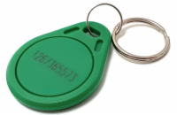 XtendLan Identifikační klíčenka k dveřním stanicím, RFID 13,56MHz - s číslem - green