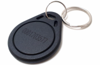 XtendLan Identifikační klíčenka k dveřním stanicím, RFID 125kHz - s číslem - black