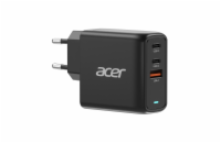 Acer GAN 67W PD charger,2xUSB-C,1xUSB-A černý