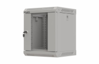 LANBERG RACKOVÁ SKŘÍŇ 10" NÁSTĚNNÁ 6U/300X300 (FLAT PACK) S PROSKLENÝMI DVEŘMI ŠEDÁ