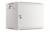 LANBERG RACKOVÁ SKŘÍŇ 19" PRO MONTÁŽ NA STĚNU 9U/600X450 PRO VLASTNÍ MONTÁŽ S KOVOVÝMI DVEŘMI ŠEDÁ