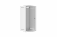 LANBERG RACKOVÁ SKŘÍŇ 10" NÁSTĚNNÁ 12U/280X310 (FLAT PACK) S PROSKLENÝMI DVEŘMI ŠEDÁ