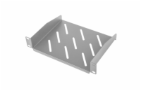 LANBERG 10" PEVNÁ POLICE 1U/254X180MM MAX. NOSNOST DO 20 KG ČERNÁ