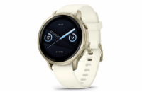 Garmin Venu 4 - 41 mm Lunar Gold / Bone silikonový řemínek