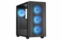 CHIEFTEC Hunter 3  / E-ATX / 4x120mm ARGB fan / 2xUSB 3.0 / USB-C / tvrz.sklo / černá