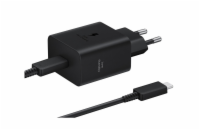 Samsung Cestovní Nabíječka 45W + Datový Kabel USB-C/USB-C – černá Výkonná Samsung 45W nabíječka s USB-C a podporou Super Fast Charging zajistí rychlé a bezpečné dobíjení vašich zařízení. Díky technol