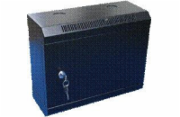 10" rack jednodílný 6U/140 DATACOM černý plech.dv.