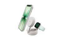 Belkin UltraCharge PRO Qi2 25W 2v1 Magnetická nabíječka pro iPhone/Apple Watch/Airpods, písečná