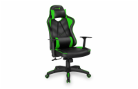 Connect IT LeMans Pro herní křeslo - zelená Connect IT LeMans Pro herní křeslo nabídne ergonomii, PU kůži a vysoký komfort při dlouhém sezení. Díky houpací mechanice, opěrkám zad i krku a pevné konst