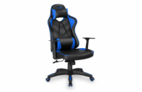 Connect IT LeMans Pro herní křeslo - modrá Connect IT LeMans Pro herní křeslo nabídne ergonomii, PU kůži a vysoký komfort při dlouhém sezení. Díky houpací mechanice, opěrkám zad i krku a pevné konstr