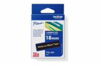 BROTHER TZE345 - kazeta TZ šířky 18mm, laminovaná TZE-345, černá/bílé písmo
