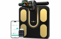 RunStar 8E SmartScan Pro Body Fat Scale, Diagnostická osobní chytrá váha, černá (FG2305)