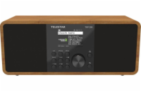 Telestar TOP250 stereo internet./DAB+/FM rádio, Bluetooth, USB nahrávání, Wi-Fi, CZ OSD menu, dřevo