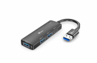 HUB USB C-tech UHB-U3-AC, 3xUSB-A/1x USB-C/ USB 3.0