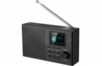 Sandberg Speaker Radio DAB+BT Recharge, přenosné DAB+/FM rádio s Bluetooth, černá