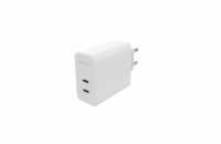Mophie síťový adaptér GaN, USB-C/PD - 67W - bílá
