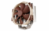 NOCTUA Chladič CPU NH-U14S, 1x 140mm, LGA1851, AM5, hnědá/stříbrná