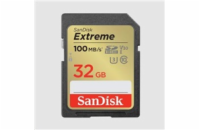 SanDisk SDHC karta 32GB Extreme (100 MB/s Class 10, UHS-I U3 V30)