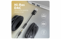 AXAGON ADA-HA, USB-A na 3.5mm jack Hi-Res DAC audio adaptér, 384kHz/32bit, stereo