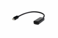 GEMBIRD Kabel red. miniDisplayport na HDMI, M/F, černá