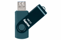 Hama USB 3.2 Flash Drive Rotate, 64 GB, 70 MB/s, petrolejová modrá  182464