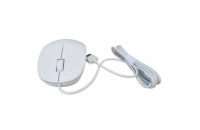 HP 125 USB Drátová myš – bílá Spolehlivá HP 125 USB drátová myš v bílé barvě pro pohodlné každodenní ovládání notebooku i PC.