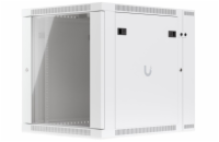 Ubiquiti UniFi 12U Rack Cabinet Wall SW Glass - Nástěnný rozvaděč, výška 12U, ventilátory, prosklené dveře, dvoudílný