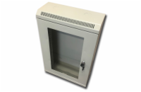 10" rack jednodílný 12U/140 DATACOM šedý Skl.dv