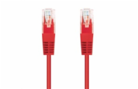 C-Tech CB-PP5-3R patch, Cat5e, UTP, 3m, červený C-TECH kabel patchcord Cat5e, UTP, červený, 3m