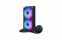 Cooler Master vodní chladič MasterLiquid Atmos II LCD 240, 2x120mm, LGA1851, AM5, černá