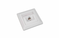 Solarix Zásuvka CAT5E UTP 1 x RJ45 pod omítku bílá SX9-1-5E-UTP-WH