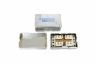 DATACOM Spojovací BOX STP CAT6 (2* zářez. pole) Silver